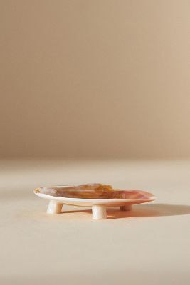 Anthropologie Shell Caviar Dish In Neutral