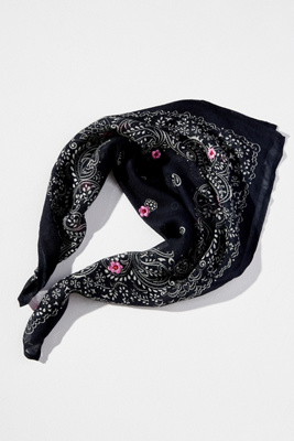 Chan Luu Daisy Embroidered Scarf Anthropologie