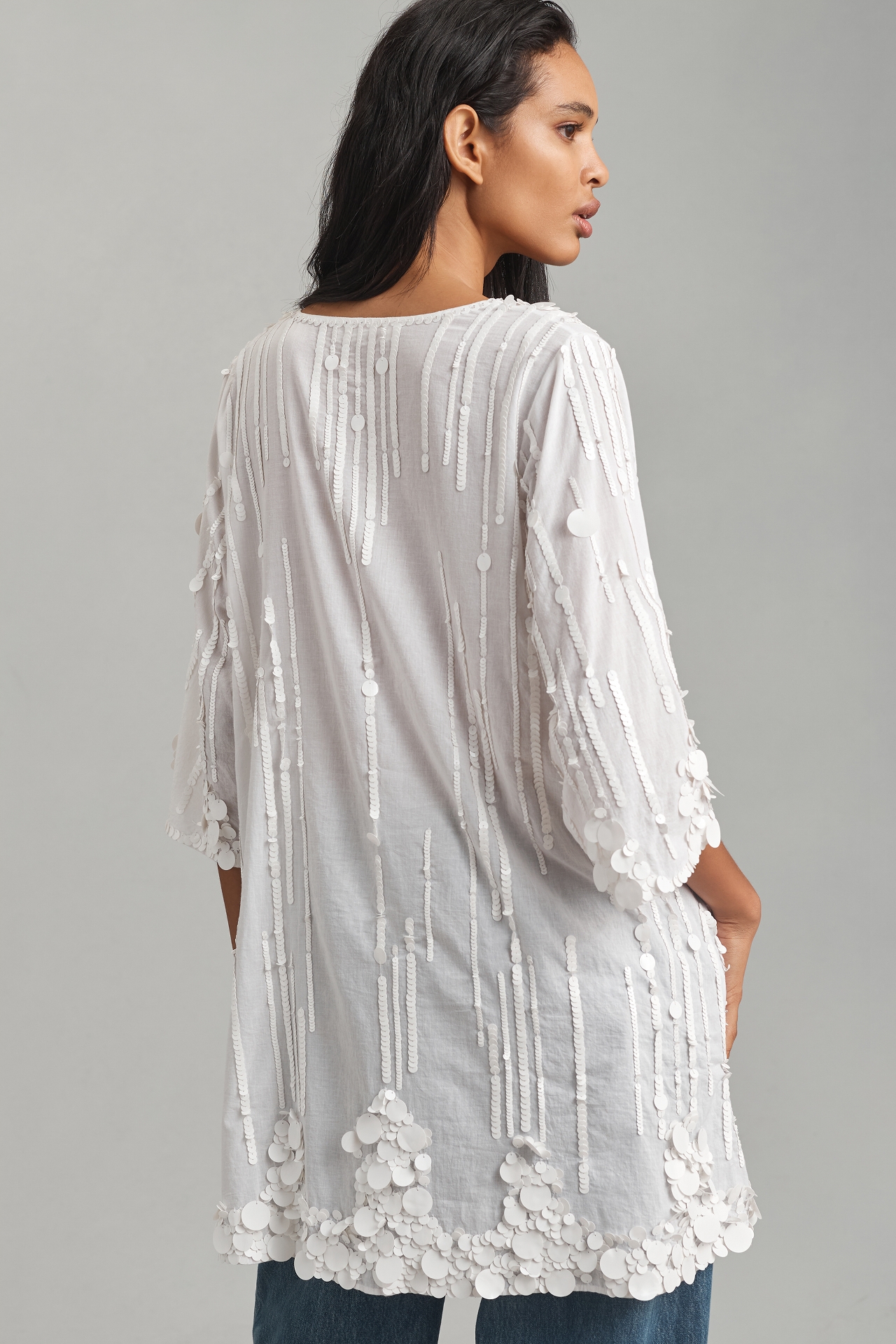 Chan Luu Embroidered Kaftan