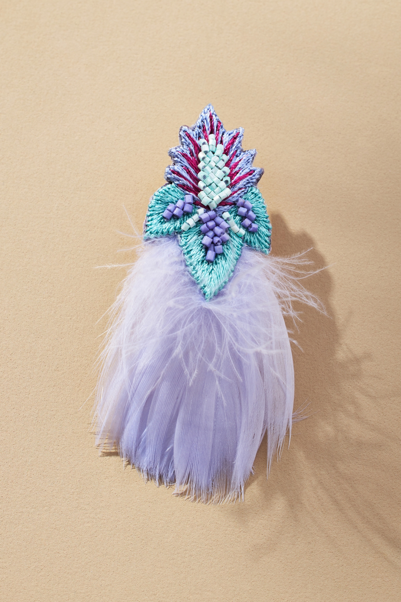 Mignonne Gavigan Issa Feather Drop Earrings