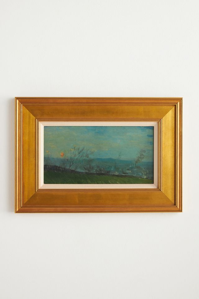 Outskirts of Paris at Dusk Landscape Wall Art #1
