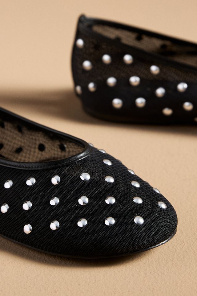 Embellished Mesh Flats #2