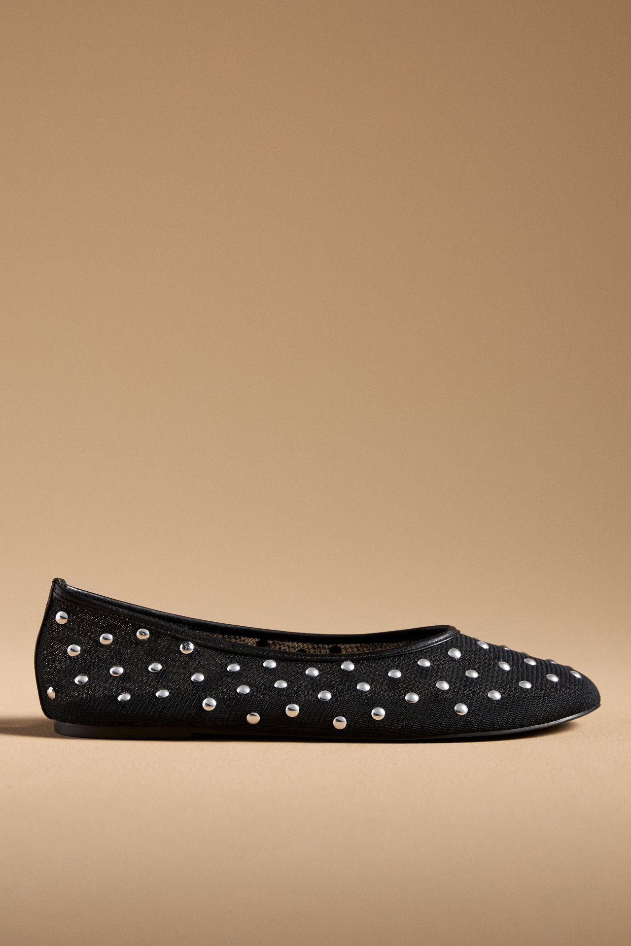 Embellished Mesh Flats