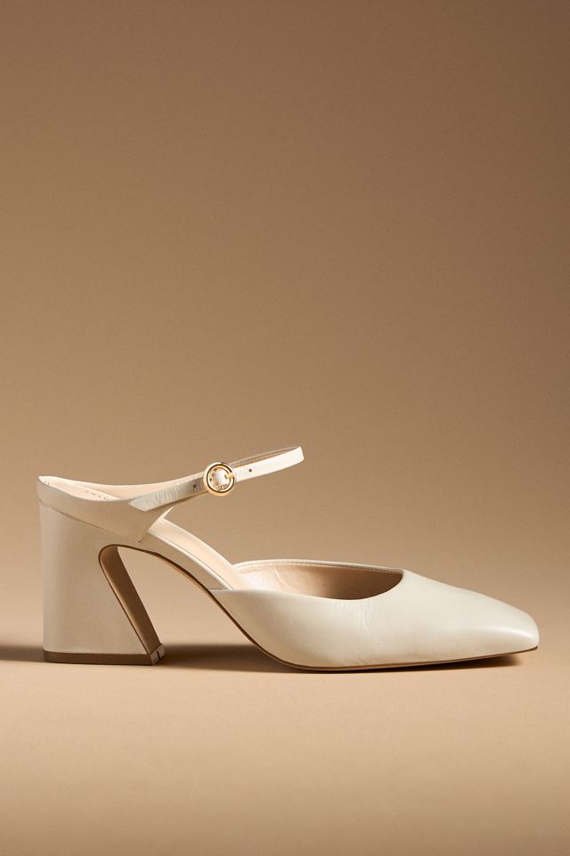 By Anthropologie Square-Toe Mule Heels | Anthropologie