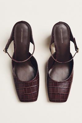 By Anthropologie Square-toe Mule Heels In Multi