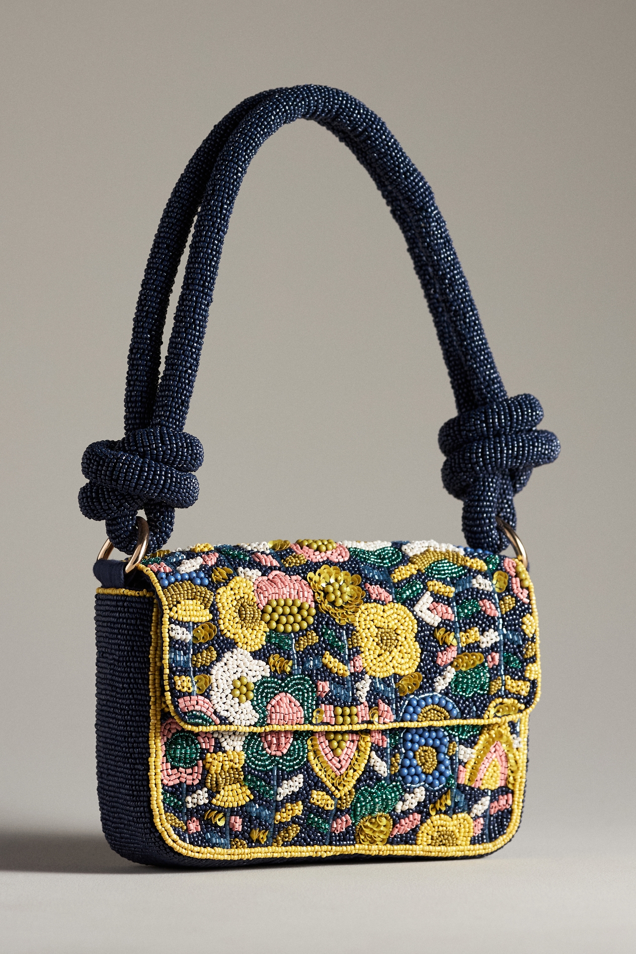 The Fiona Beaded Bag: Knotted Flora Edition