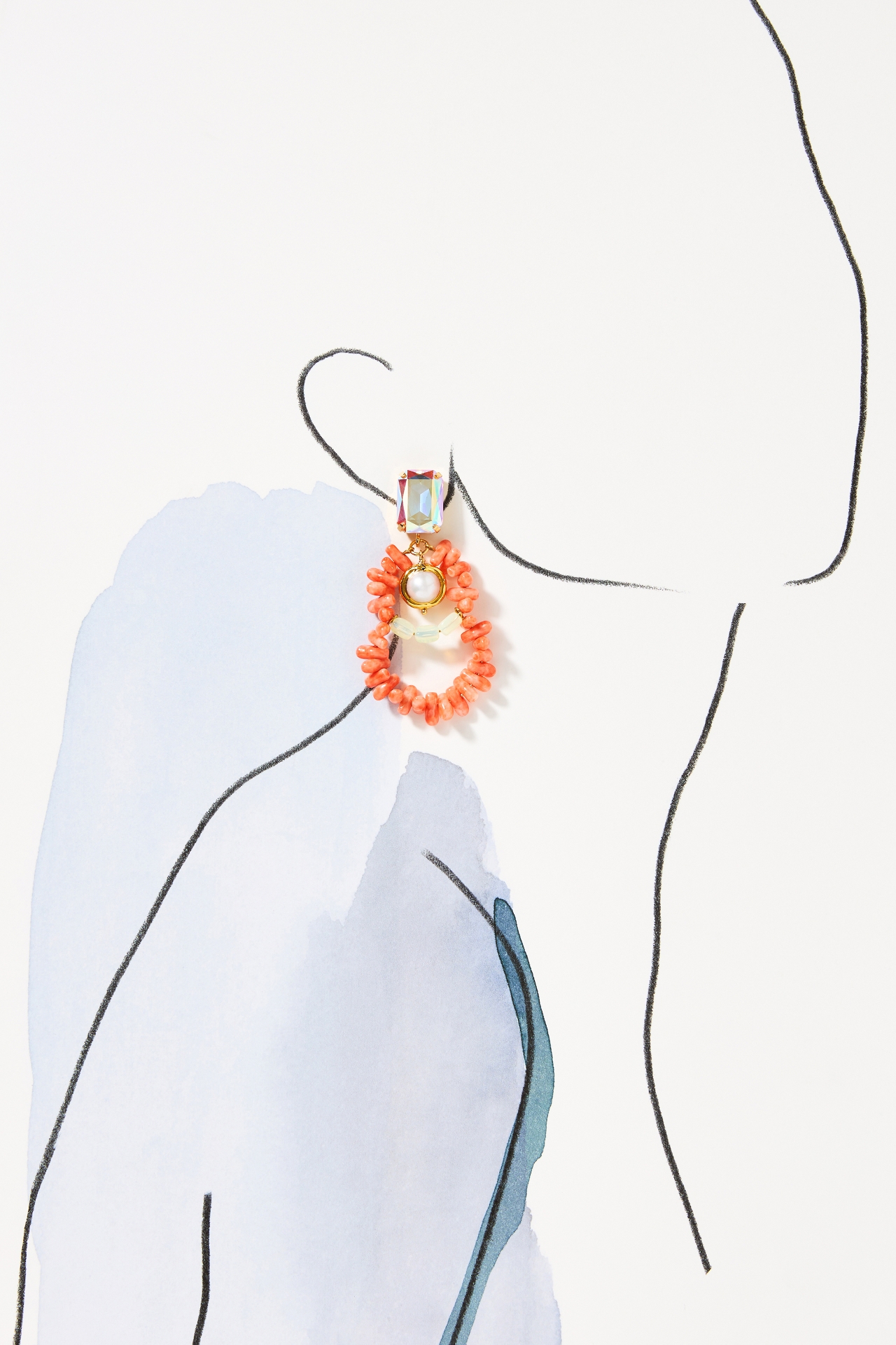 Julie Sion Sunset Drop Earrings