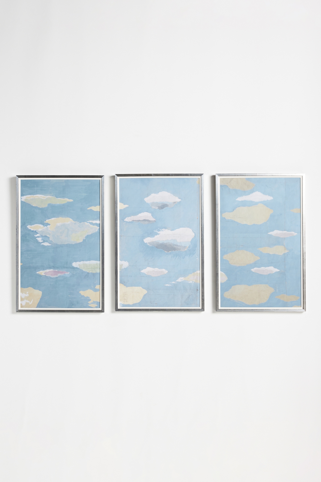 Les Nuages Triptych (var. 1) Wall Art