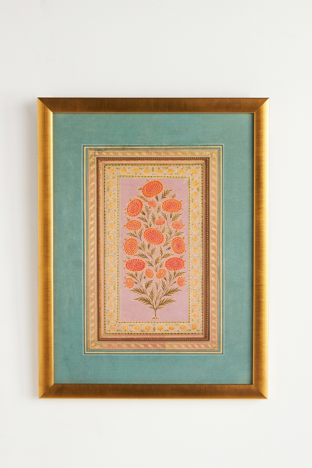 Ornate Marigolds Wall Art