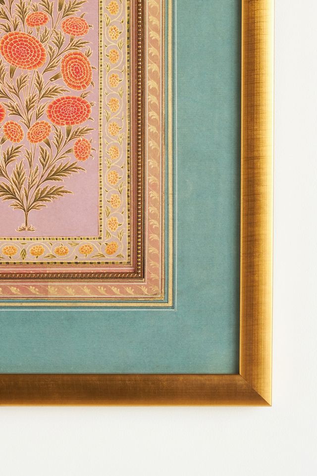 Ornate Marigolds Wall Art #2