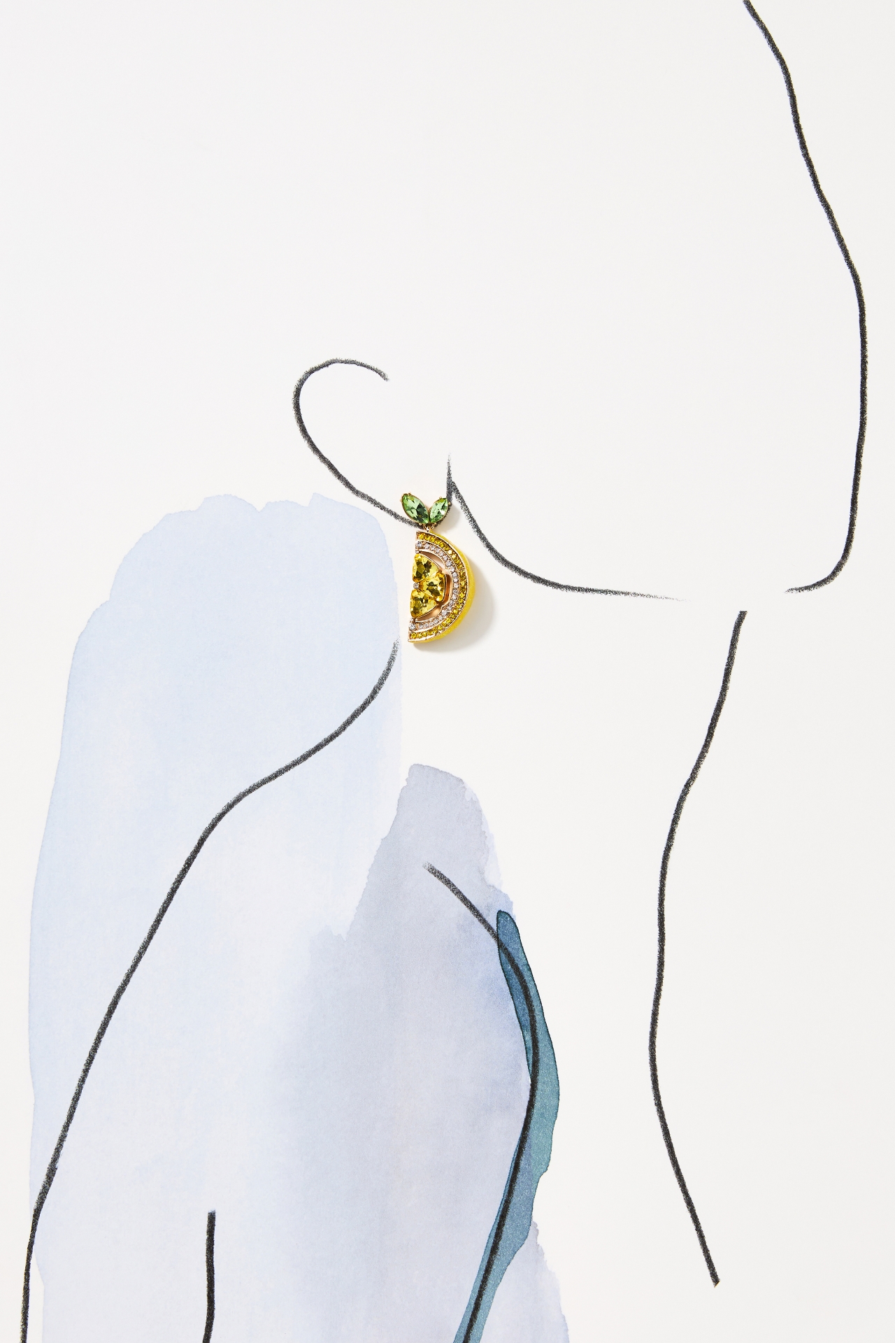 BaubleBar Main Squeeze Lemon Earrings