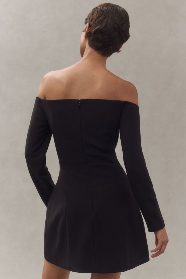 Bardot Nadene Off-The-Shoulder Hourglass Mini Dress #1