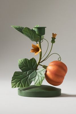Pumpkin Metal Candle Holder