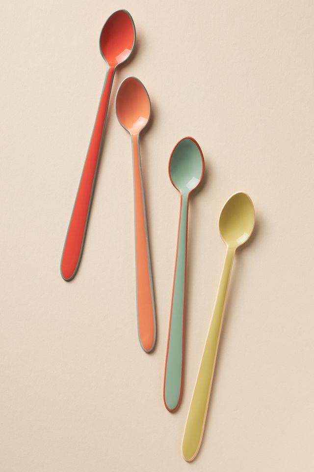 Enameled Cocktail Spoon #1