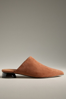 By Anthropologie Pointed-toe Mules In Brown