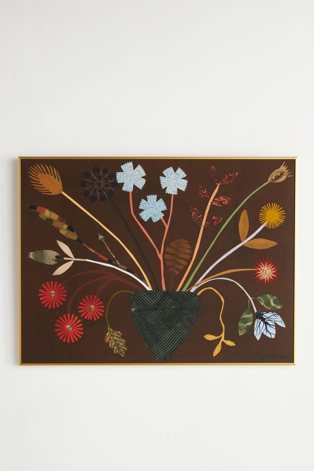 Collage Bouquet Wall Art #1
