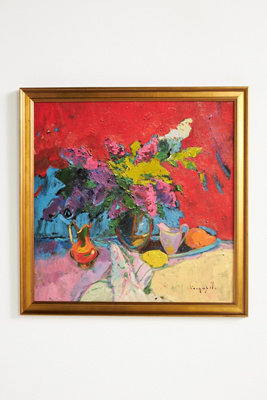 Artfully Walls Lilac On The Red Wall Art