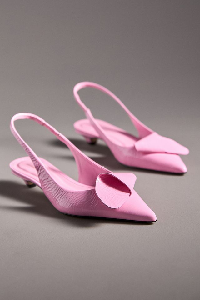 By Anthropologie 3D Slingback Heels #2