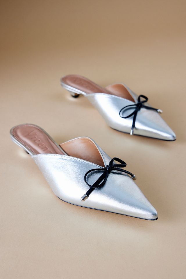 Maeve Bow Mule Heels #3