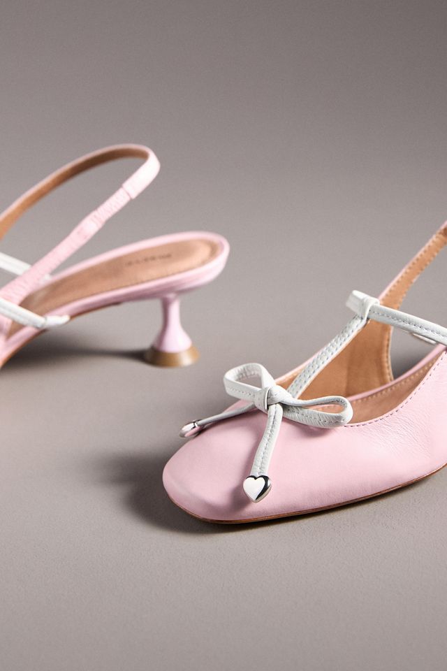 Maeve Bow Slingback Heels #5