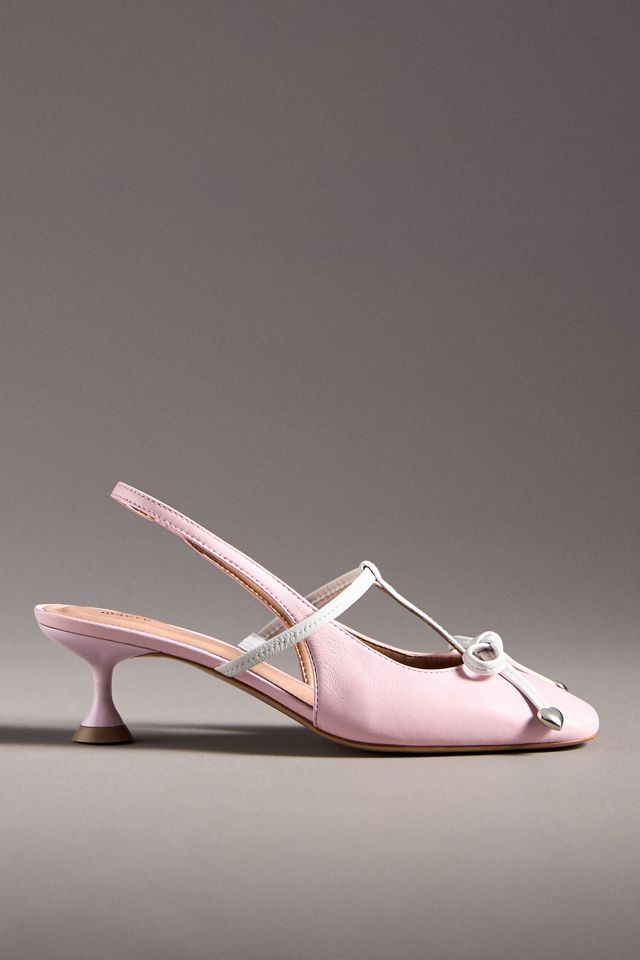 Maeve Bow Slingback Heels #3