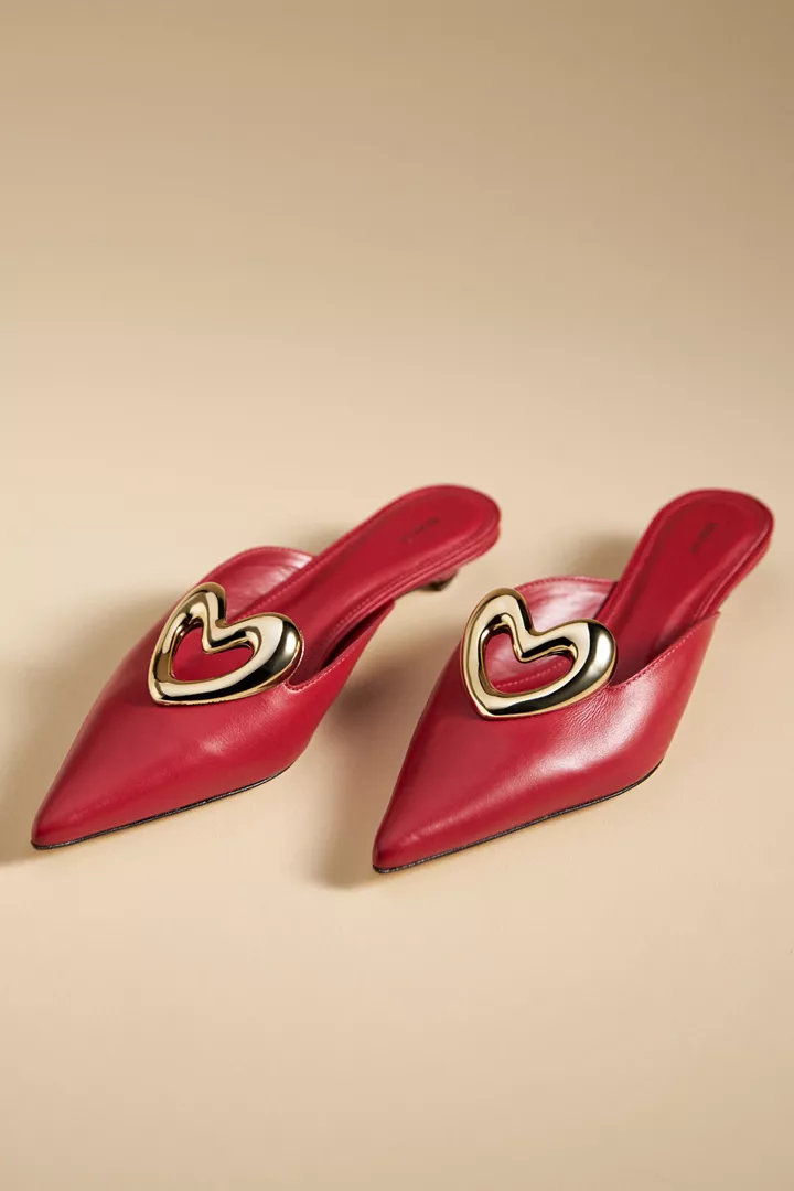 Maeve Heart Mule Heels