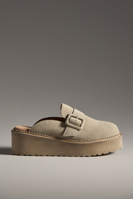 Seychelles Come Together Platform Flats In Beige