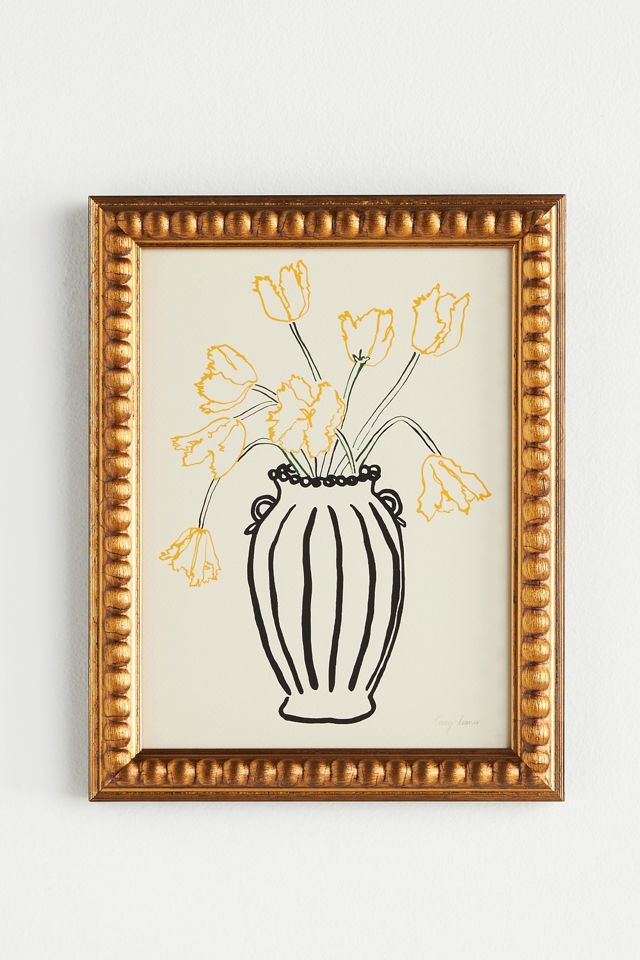 Parrot Tulips in a Vase Wall Art #2