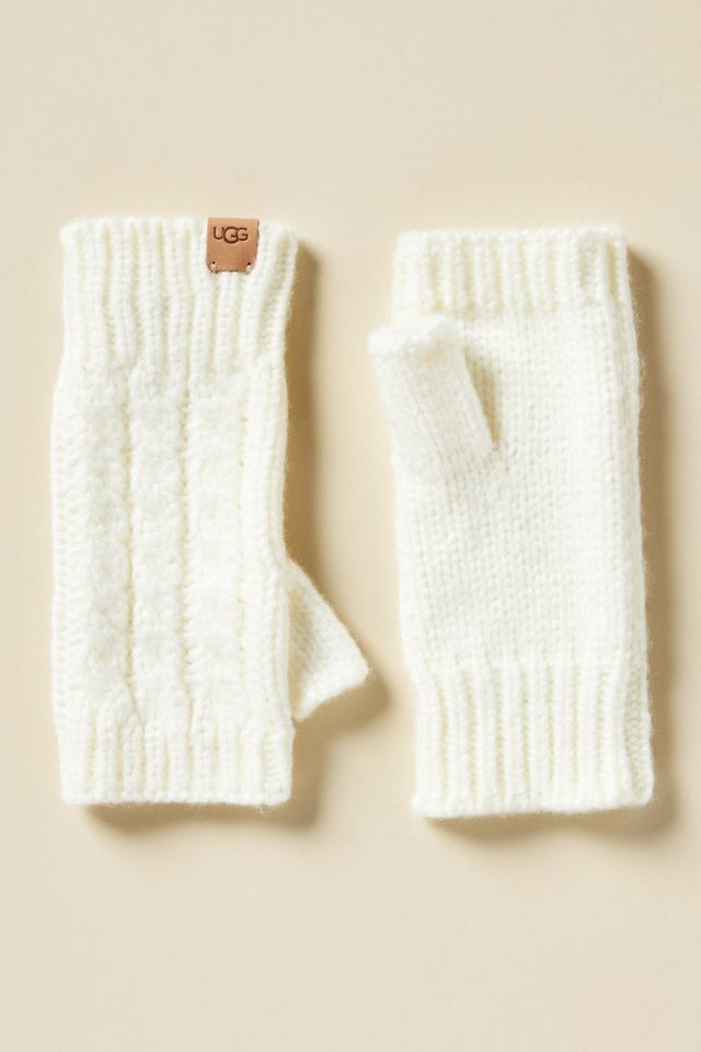 UGG グローブ Cable Fingerless Glove 100574 UGG® Cable-Knit Fingerless Gloves | Anthropologie