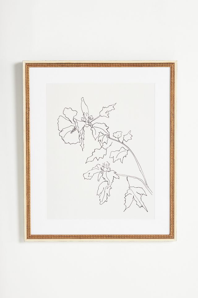 Rose of Sharon Flower Wall Art #1