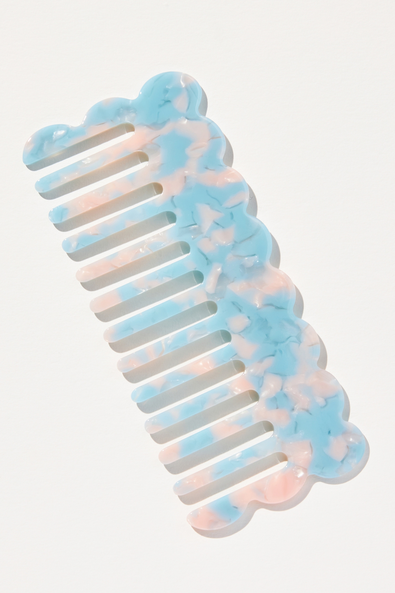 Solar Eclipse Wavy Acetate Hair Comb