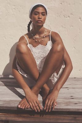 Spaced Pearl Delicate Necklace