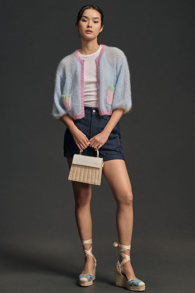 Rose Carmine Mini Cardigan Sweater #2