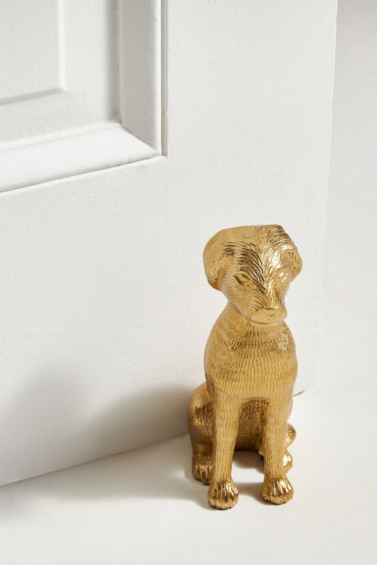 Retriever Dog Doorstop - Bronze, Standard, One Size