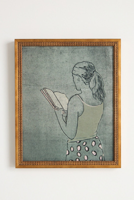 Artfully Walls Girl Reading Wall Art