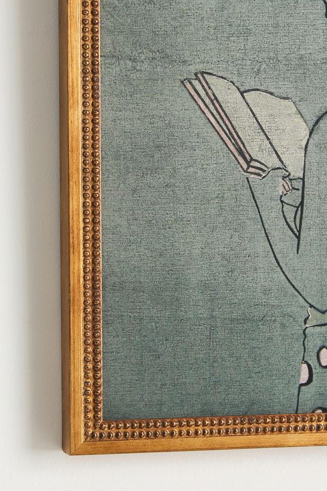 Girl Reading Wall Art #1
