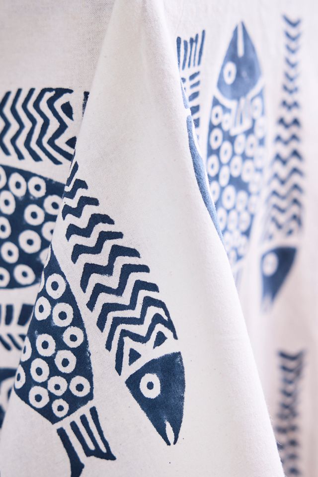 Fish Cotton Tablecloth #2
