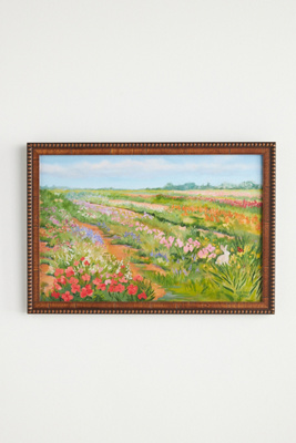 Artfully Walls Hamptons Flower Field Wall Art