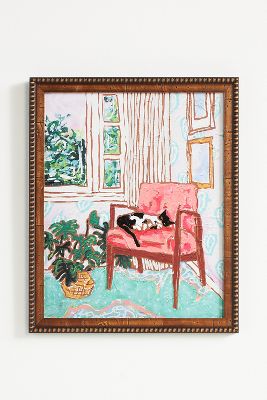 ARTFULLY WALLS CAT NAP: TUXEDO CAT NAPPING 