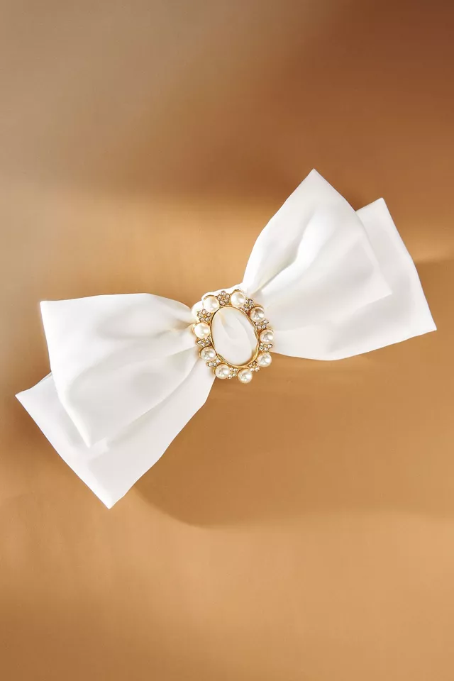 Shashi Eleanor Satin Hair Bow