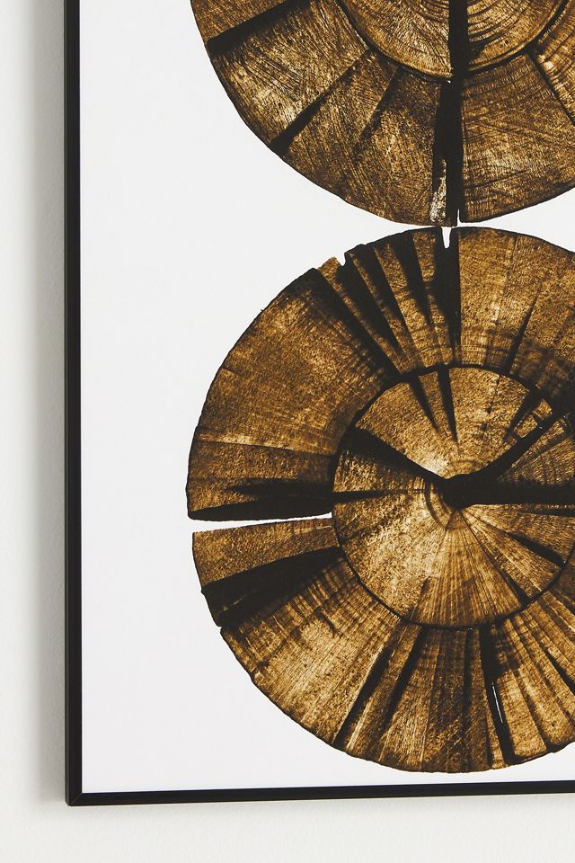 Wooden Clock Wall Art #1