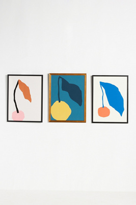 Artfully Walls Fruit With Leaf Wall Art