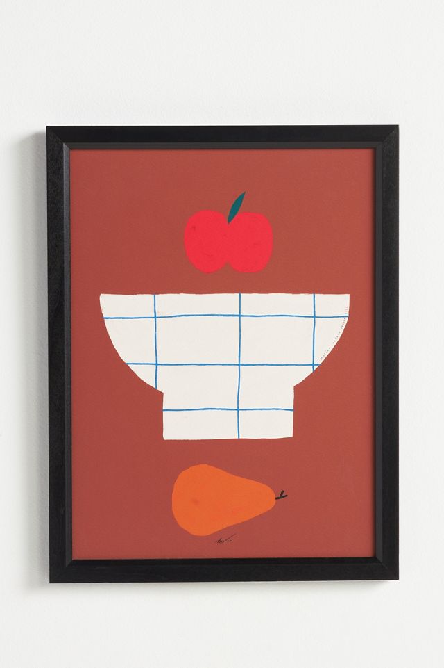 Bowl of Fruit Wall Art #1