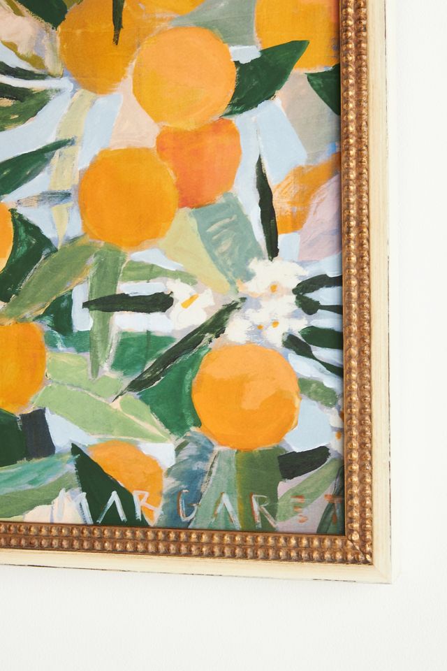 Dusty Blue Fruit Wall Art #2