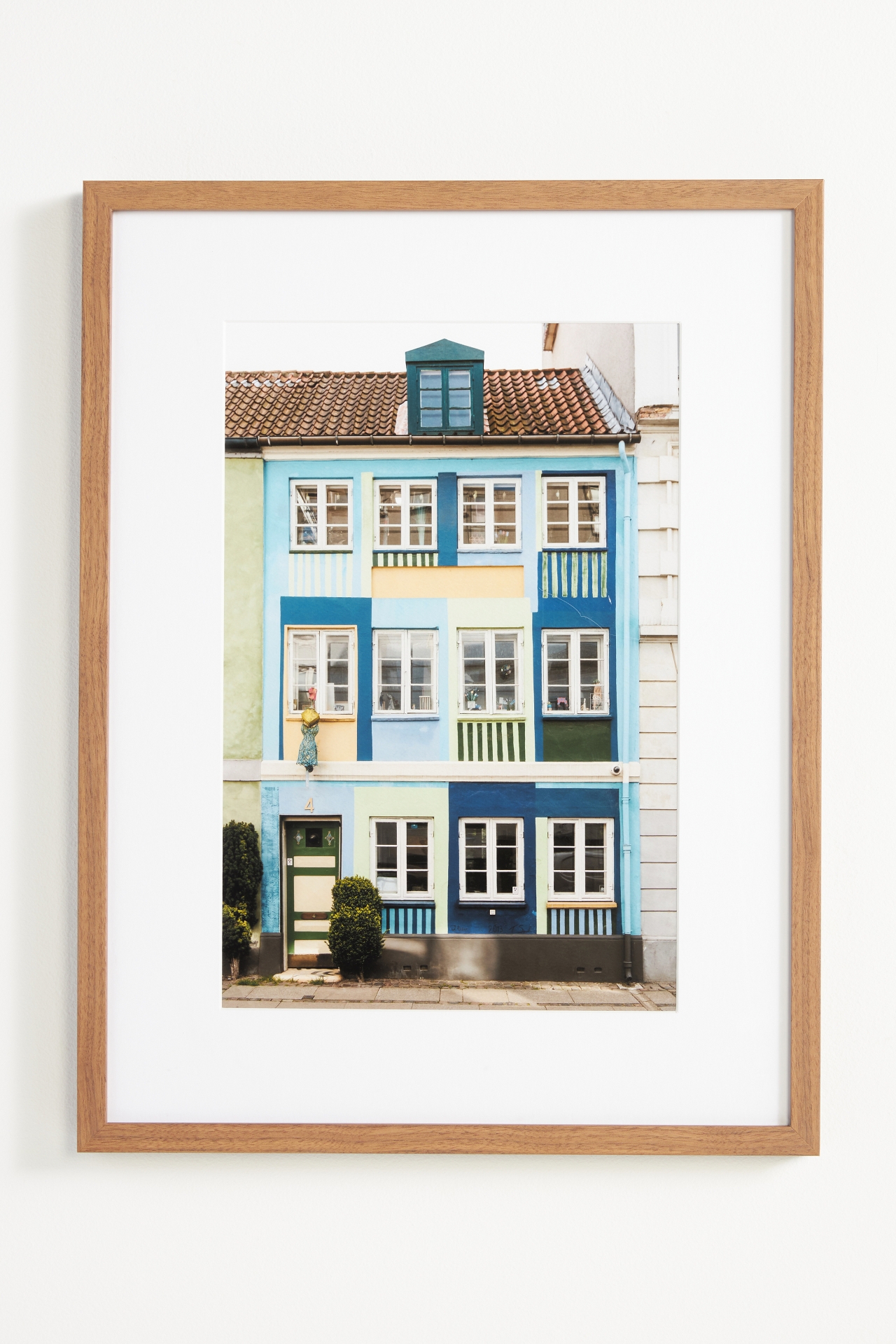 Colorblocking Architecture in Copenhagen Wall Art