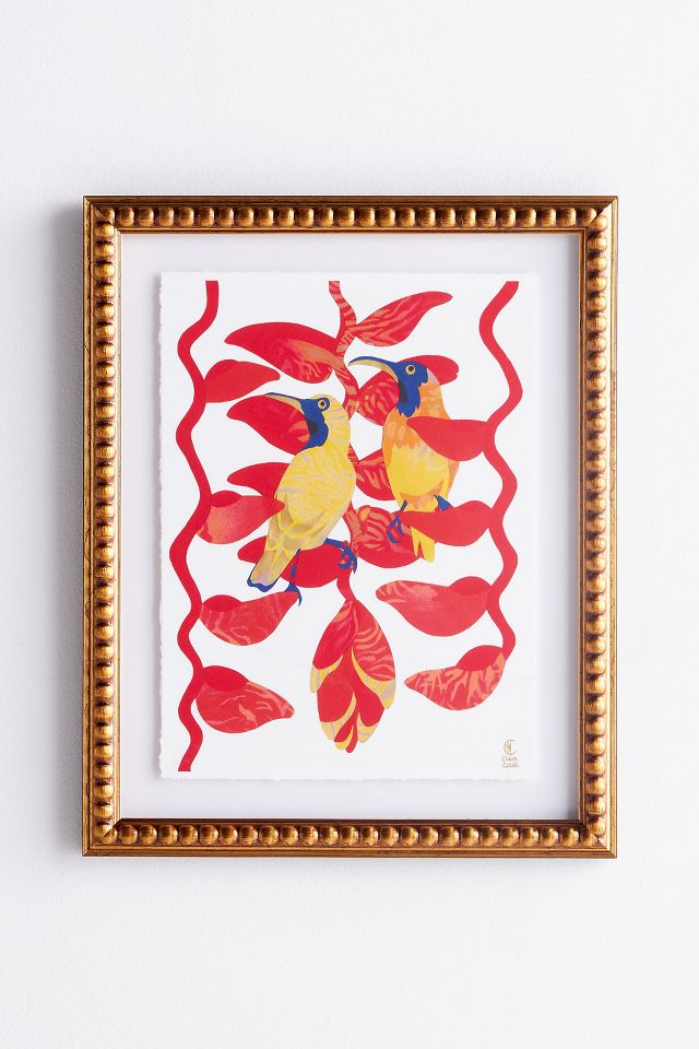 Birds and Heliconias Wall Art | AnthroLiving