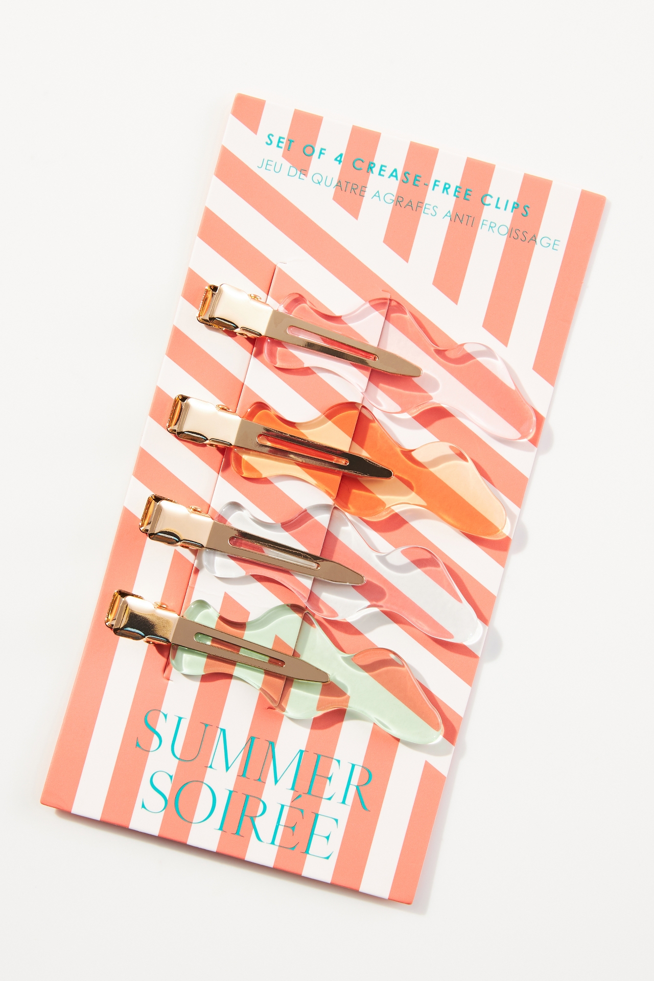 Summer Soiree Crease-Free Clips, Set of 4