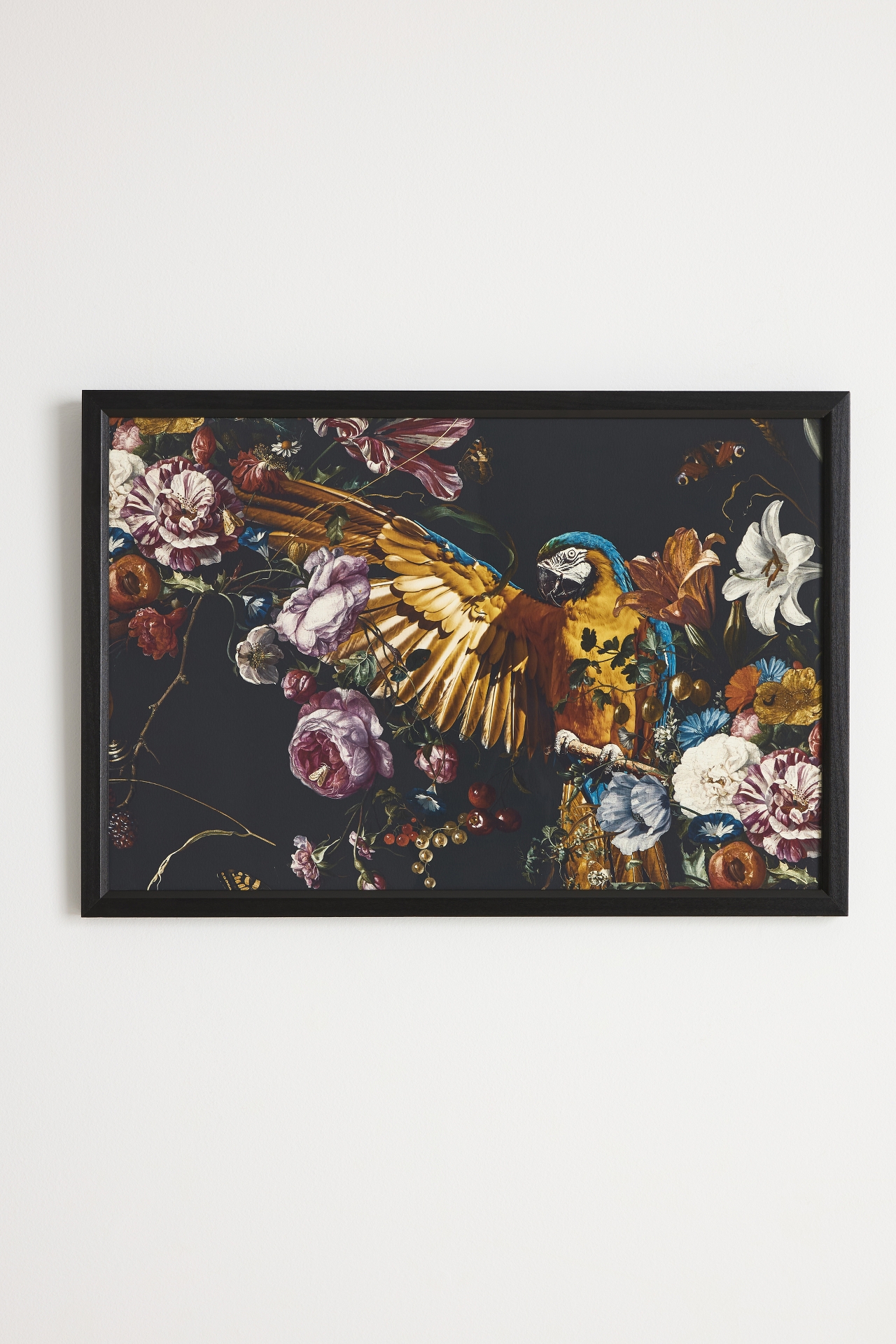 Floral Parrot LS Wall Art