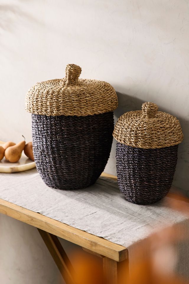 Acorn Baskets, Set of 2 #1