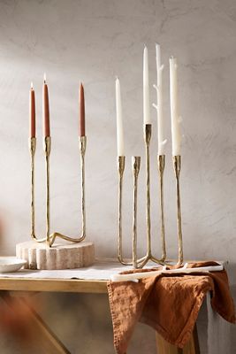 Christy Gold Taper Holder